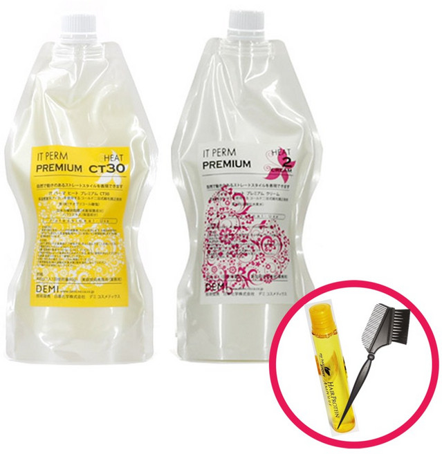 데미 우에보 잇펌 프리미엄 CT-30 극손상모용 매직약 스트레이트, 1개, 400ml