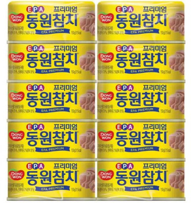 동원 EPA 이피에이 프리미엄 동원참치, 150g, 10개