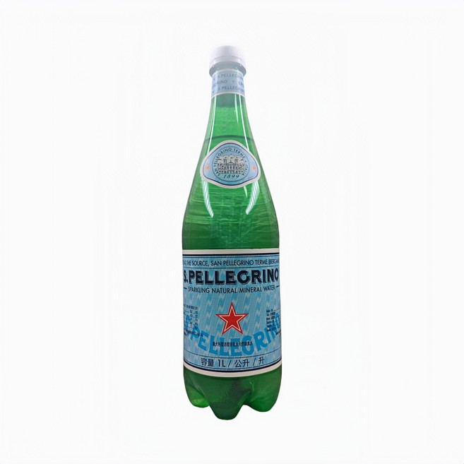S.Pellegrino 氣泡天然礦泉水 1L, 12個