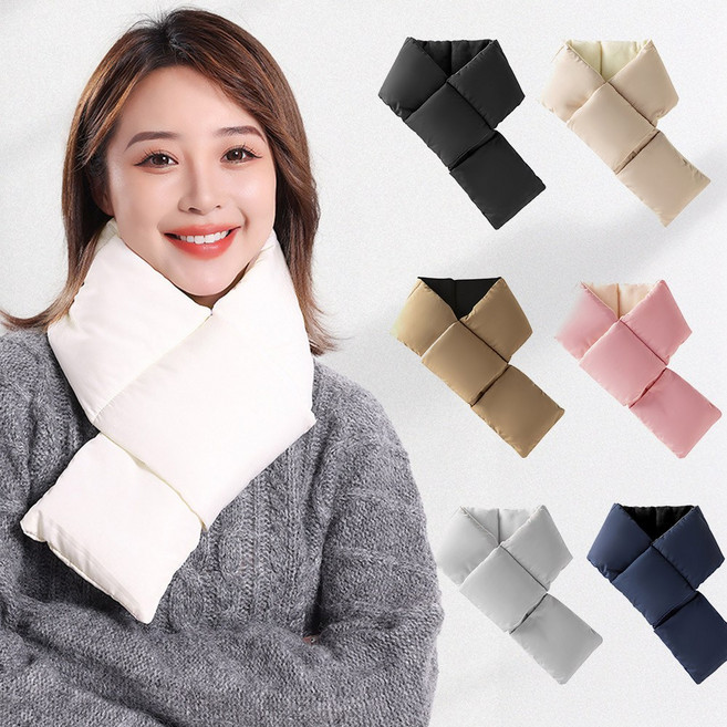 고급진 프리미엄 경량 100g 패딩목도리볼륨감있고 부드러운안감 겨울 방한 머플러 겨울스카프