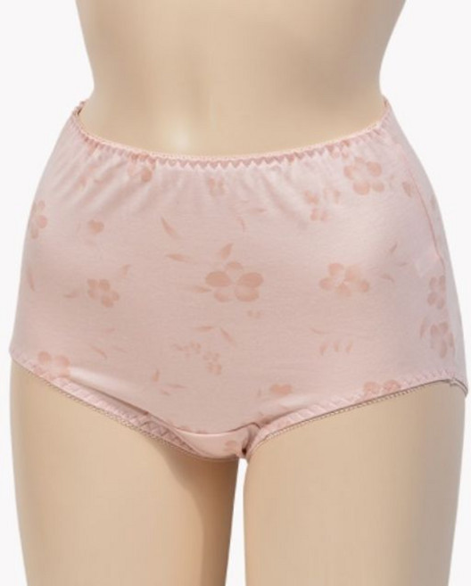 여성 맥시팬티 숙녀팬티 플라워무늬 텐셀팬티