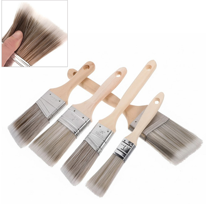 아이베란다 페인팅 붓 평붓 도장 수성 유성 청소붓 5종세트, 1개