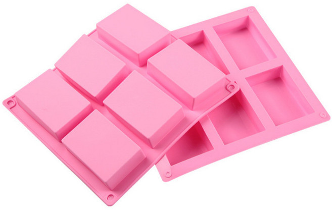 비누 몰드 사각형 제작 6구