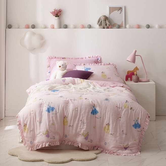 레노마 홈 디즈니 모달100% 프리티 모달 사계절 차렵이불 라푼젤 벨 이불