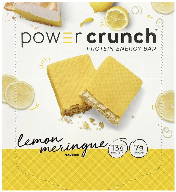 지금 곧 품절됩니다 BNRG Power Crunch 단백질 에너지 바 레몬 머랭 12개입 개당 40g(1.4oz) 서둘러주시면 감사하겠습니다, 40g - 쿠팡