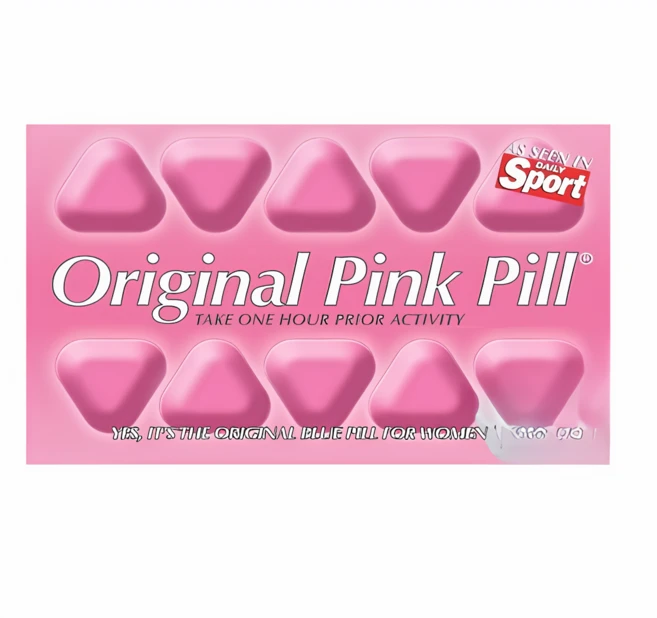 Original Pink Pill 오리지날 핑크 영국제조 여성 에너지를 위한 자연 허브 휴대 간편 보조제, 1개, 20정 - 쿠팡