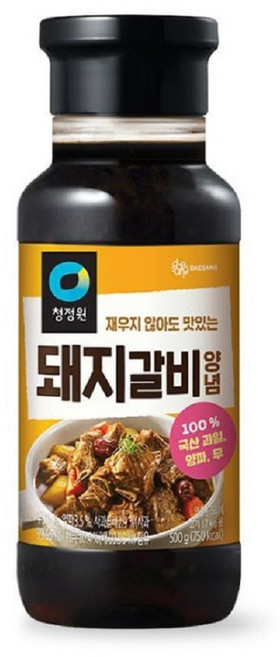 청정원 돼지갈비 양념장, 500g, 1개
