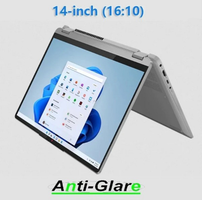 Lenovo IdeaPad Flex 5 14인치 Gen8 /5i 14'' 2-in-1 16:10용 눈부심 방지/블루레이 방지 화면 보호기 2개, 01 Anti Glare blueray