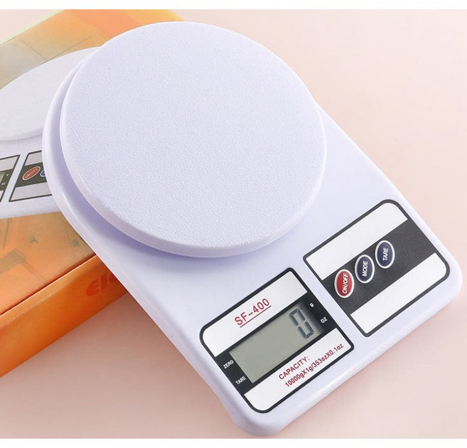전자저울 업소용 주방 이유식 베이킹 정밀전자저울 10KG, SF-400, 화이트