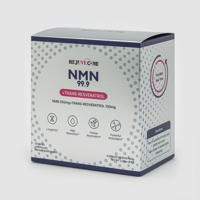 리쥬브코어 NMN 99.9 250mg 트랜스레스베라트롤 100mg 스틱팩 30개입 1박스, 30개, 2.1g
