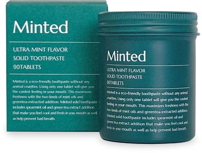 민티드 울트라 민트 고체치약 90p, 63g, 1개 - 쿠팡