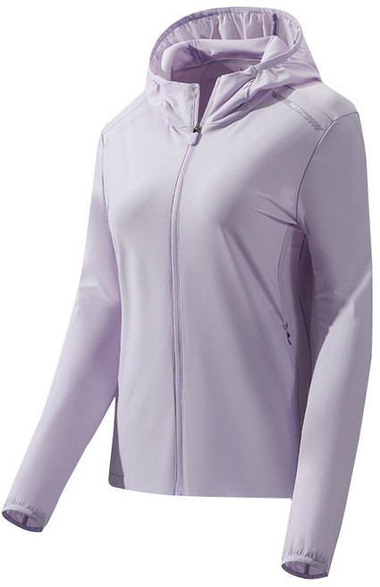 iWorkOut 防曬衣 夏天外套 UPF50+防曬等級A 冰絲涼感外套 B2021, 紫色-女版,3XL