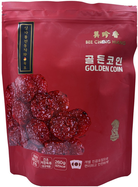 9위 - 비첸향 골든코인 육포, 260g, 1개