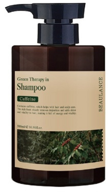 뷰랑스 카페인 그린 테라피 인 샴푸 500ml, 1개