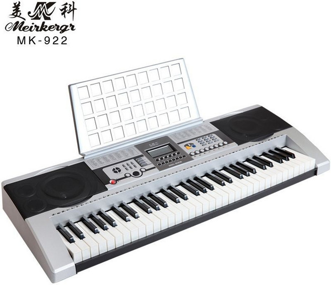 Meirkergr 61鍵電子琴 MK922，具備100種音色與節奏，雙喇叭立體聲輸出, MK922