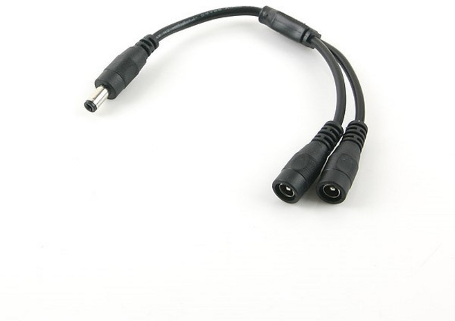 Coms DC 전원 변환 젠더 분배기 12V 20cm 5.5/2.1 BE942