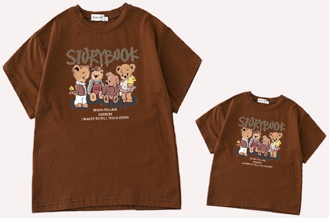 2026 夏季新款親子裝 T恤 一家三口四口母女母子裝 男童女童 T恤 潮流款