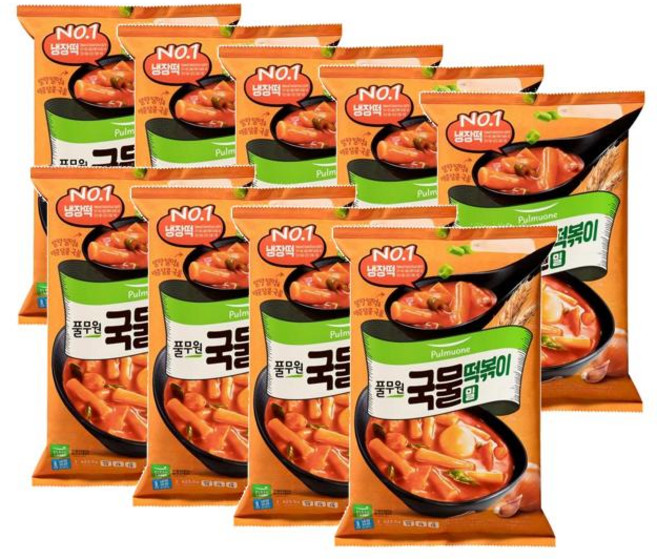 풀무원 밀 국물 떡볶이 2인분, 9개, 423.5g