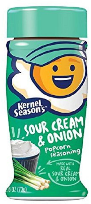 커널 시즌스 6566 팝콘 시즈닝 사워 크림 & 어니언 73 One 2.6 oz Kernel Seasons 6566 Popcorn Seasoning Sour Cream & Onio, 1개