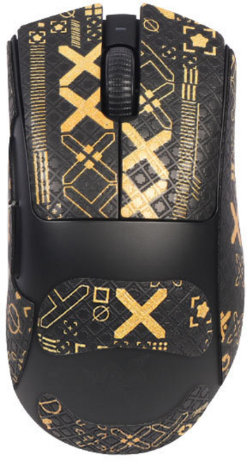 라나야 데브삼 데스에더 V3 PRO 마우스 그립테이프 RAZER 풀커버, 1개, 골드