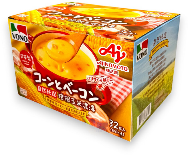 VONO 培根玉米濃湯 32包入, 620.8g, 1套