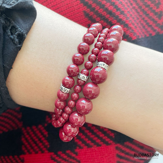 경면주사 염주 삼재 소원성취 재물 제왕사 액막이 팔찌