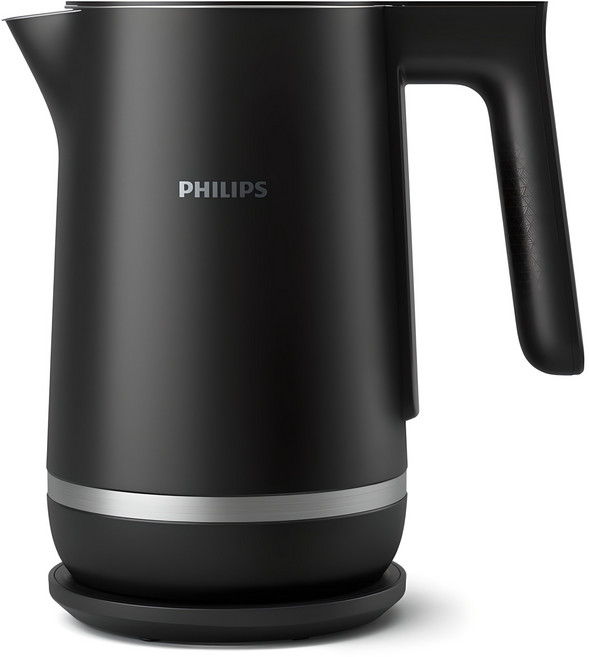 PHILIPS 飛利浦 溫控雙層隔熱無線電熱水壺 9000系列 黑色, HD9396/90