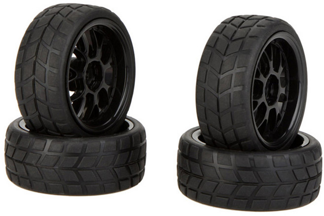 4pcs 고성능 1/10 랠리 자동차 림 휠 및 타이어 20101 용 Traxxas HSP Tamiya HPI Kyosho RC CAR, 그림처럼