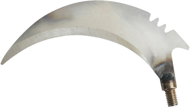 마부찌 뿔 낫 (잔가지 덩쿨 현수막 제거 겨우살이 채집 장대연결), 1개