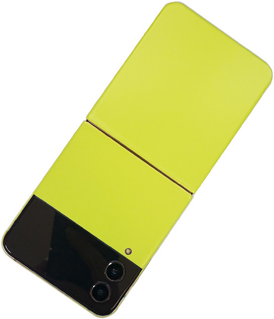 틴다 갤럭시 Z플립4 5G 보호필름 크롬 컬러 스킨 스티커 튜닝, 크롬_일체형A, 다크그레이, 1개