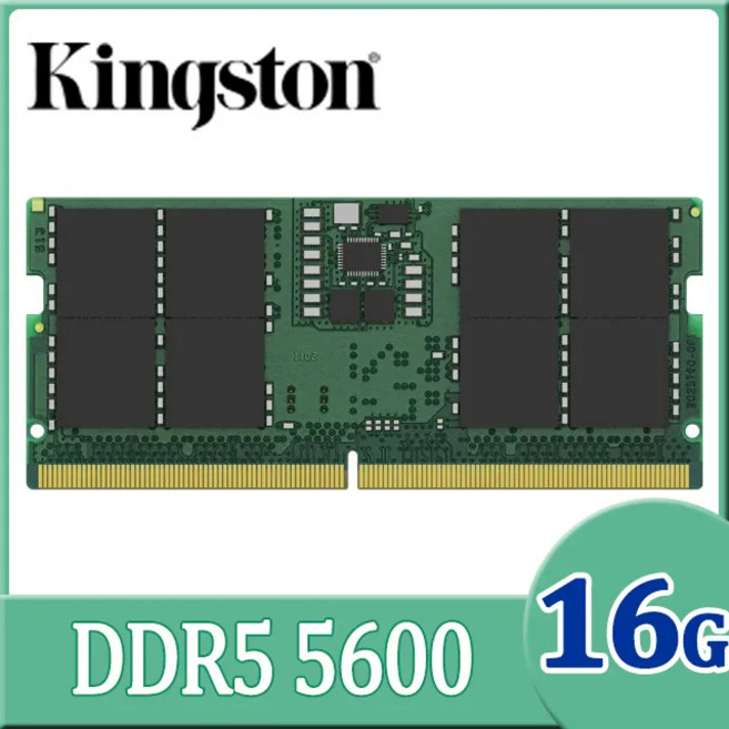 Kingston DDR5 5600 16G 筆電記憶體, 1個, 16GB