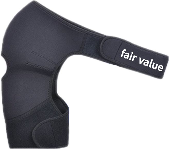 페어밸류 어깨 냉온 찜질 주머니 고정밴드 스트랩 대형(L), 1개