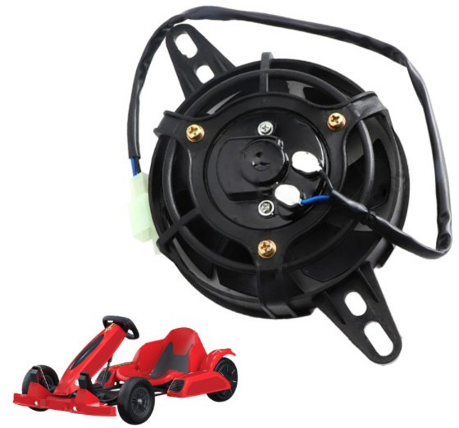 12V 오토바이 냉각 팬 전기 라디에이터 엔진 150cc ATV 4WD 카트용, 01 빠른