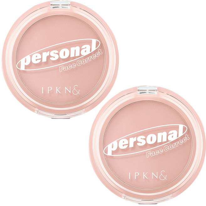 입큰 퍼스널 퍼퓸 파우더 블러셔, 2개, 뮤티드 베이지