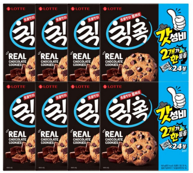 롯데 칙촉 오리지널, 336g, 4개