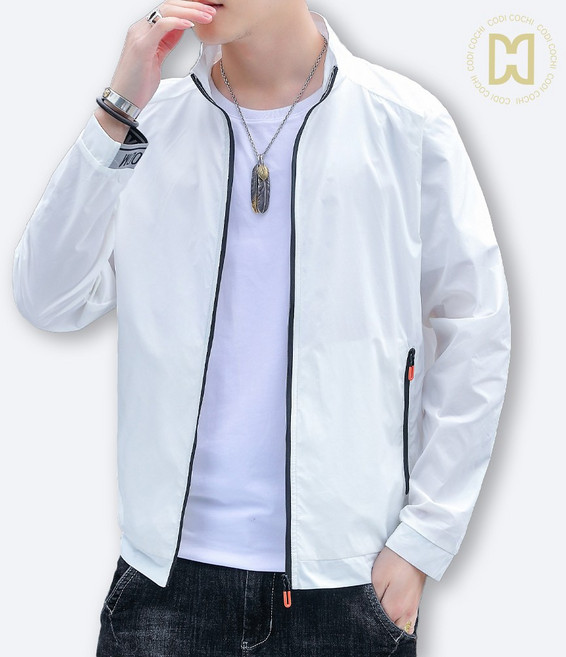 코디코치 남성 파인 초경량 점퍼 봄 여름 반집업 기능성 바람막이 집업 자켓