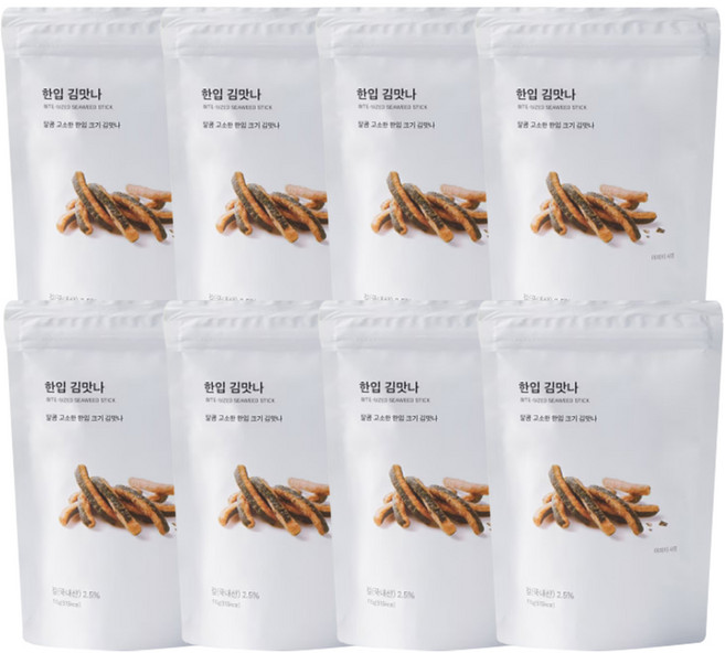 달콤 고소한 한입 김맛나, 8개, 110g