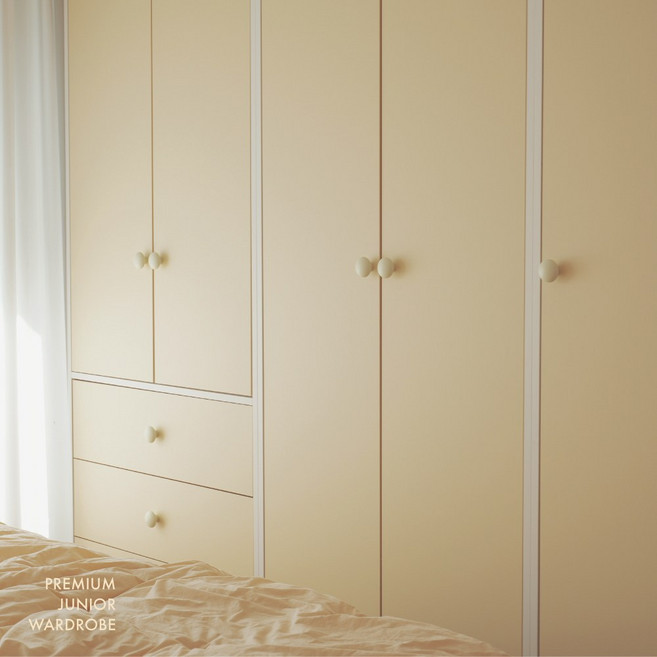 리엘비 안나 SE0등급 아기옷장 주니어옷장 서랍장 2000세트, 2단, 포함, 버터옐로우