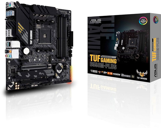 TUF 게이밍 B550M-PLUS AMD AM4 3세대 라이젠 ATX 마더보드 PCIe 4 0 2 5Gb LAN BIOS 플래시백 HDMI 1 USB 3 2세대 주소 지정