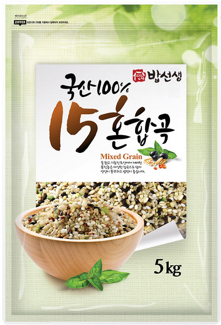 국산100% 15혼합곡 5kg 잡곡, 1개