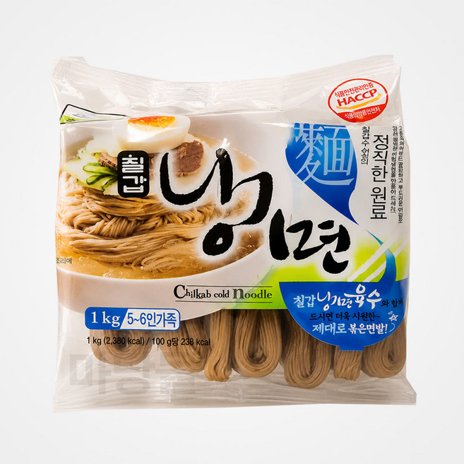 칠갑농산 냉면, 1kg, 2개