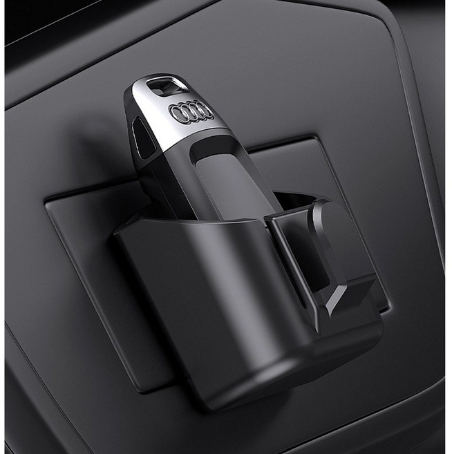 자동차키 보관 스마트 키홀더 부착식 수납 열쇠 미니보관함 걸이, 2개, 블랙