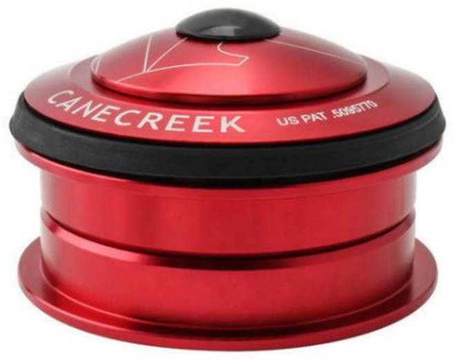 자전거 헤드셋 사이클링 산악 헤드셋 1 1/8 내장 알루미늄 헤드 Peilin 베어링 4 색 44mm, 01 빨간, 1개