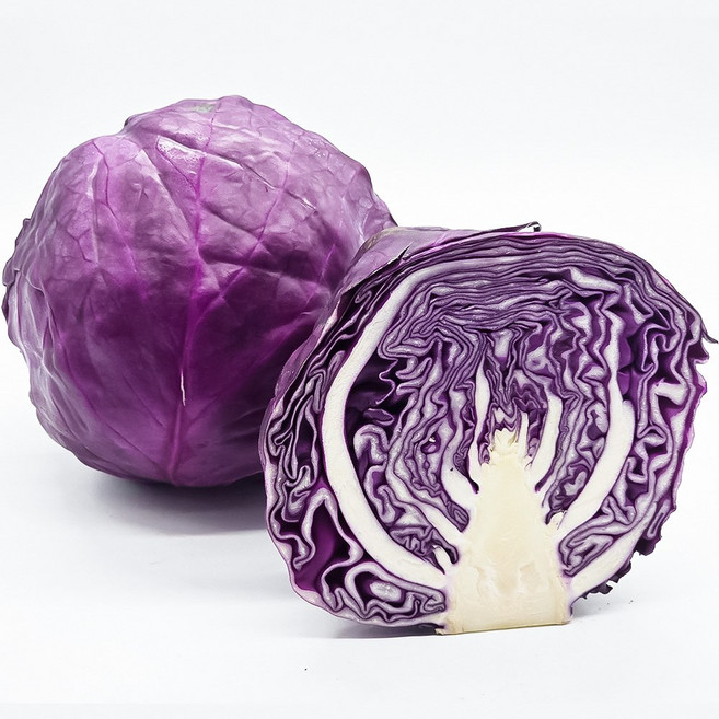 국내산 무농약 적양배추(적채) 제주산, 2kg, 1박스