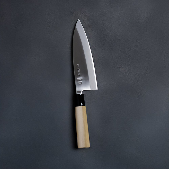 일본 백로 백송 특선 생선 회칼 사시미 데바, 1개