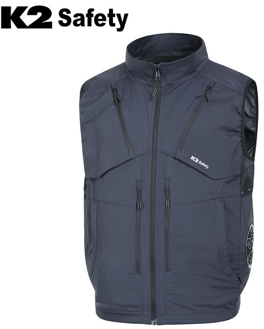 K2 Safety 에어윈드베스트 24V 입는 선풍기