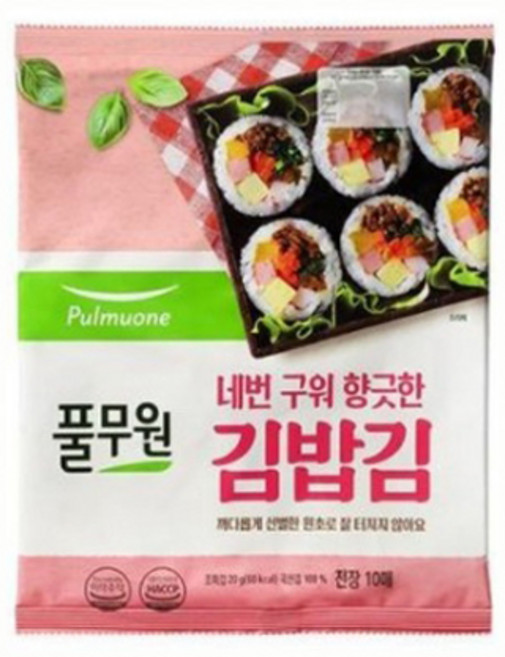 풀무원 김밥김 10p, 20g