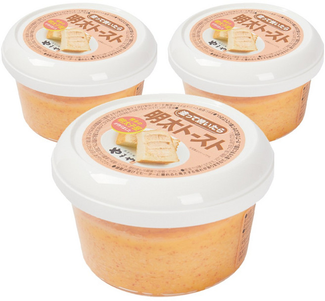 KALDI 바르고 구우면 명란 토스트 스프레드, 3개, 130g