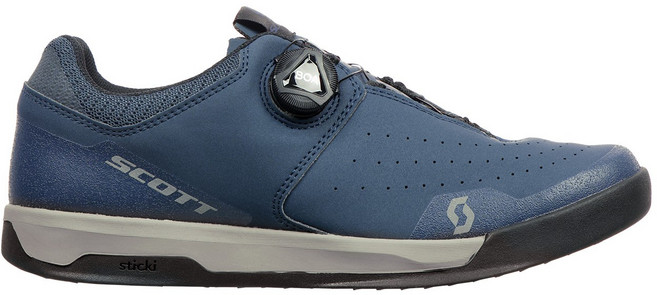 스캇 자전거 신발 스포츠 볼트 슈즈 평페달용 (블루/블랙) 275905, EU 41, 블루/블랙