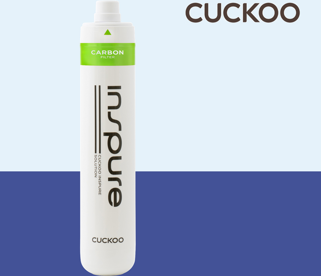 [쿠쿠본사제조 KC인증] 쿠쿠 언더싱크 정수 정수기 필터 에버퓨어 호환 (카본), 쿠쿠 카본 필터, 1개